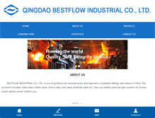 Tablet Screenshot of bestflowvalve.com
